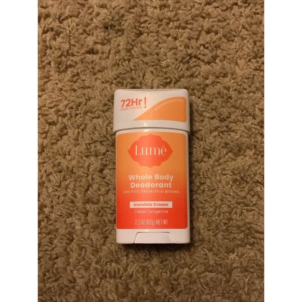 Lume Natural Whole Body Underarms Private Parts Deodorant Invisible Cream